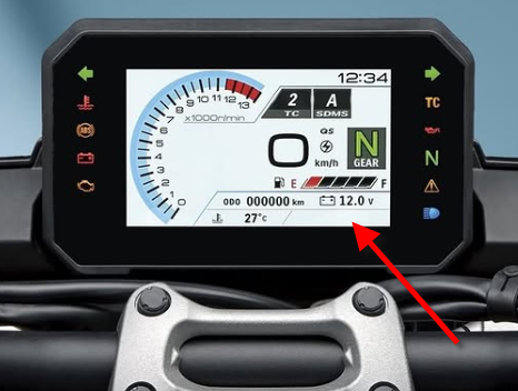 Indicador temperatura ambiente en GSX S1000 del 2025