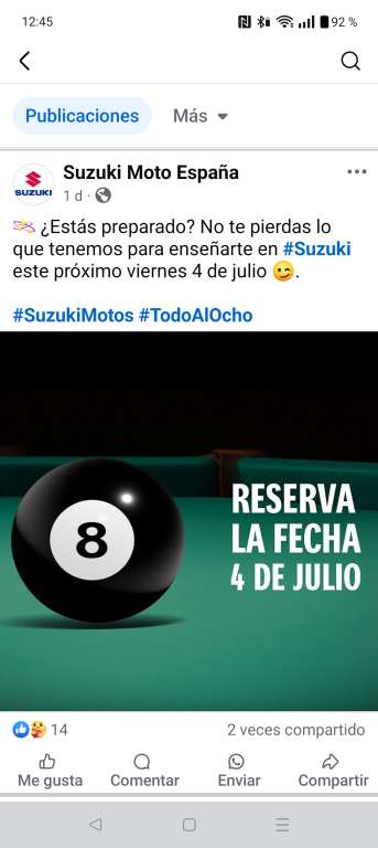 Nueva presentación de Suzuki